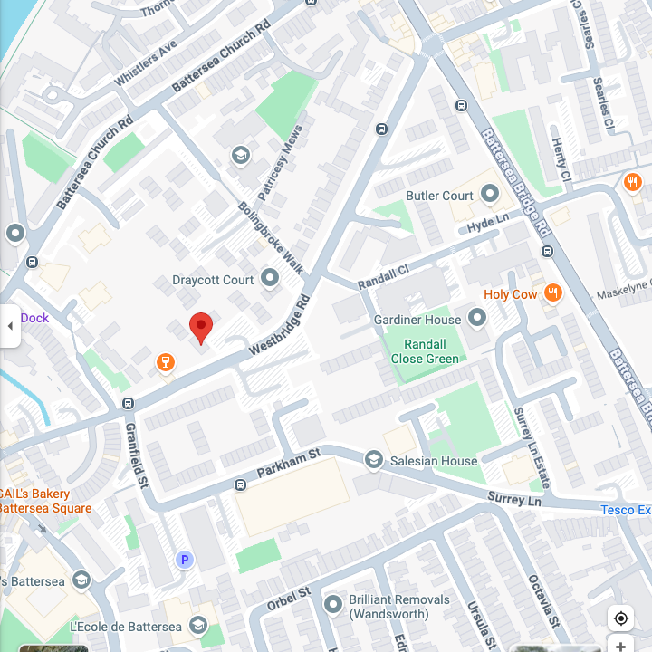 Map showing Misterton Court on Westbridge Road